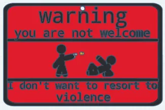 Warning Sign