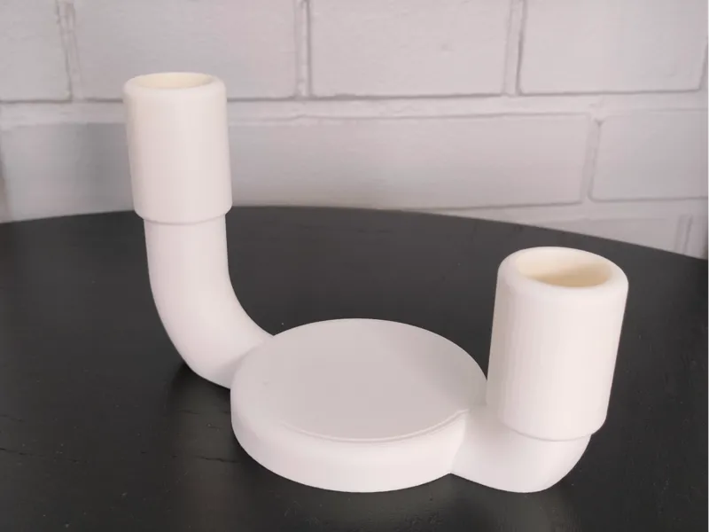 Candle holder double