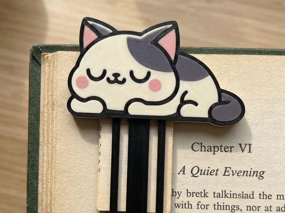 Cute Cat Bookmark