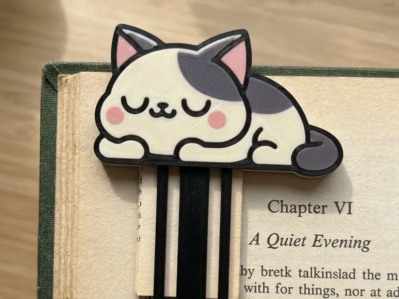 Cute Cat Bookmark