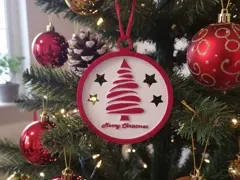 Merry Christmas Ornament  NO AMS
