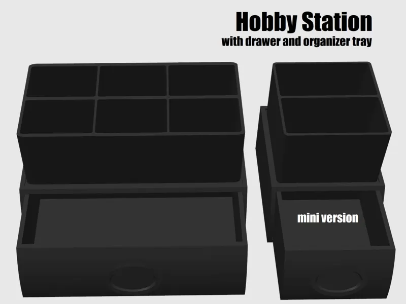 Hobby Station (with drawer & tray)