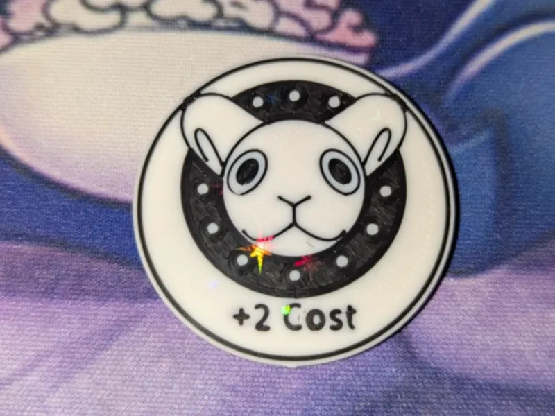 Green purple luffy token