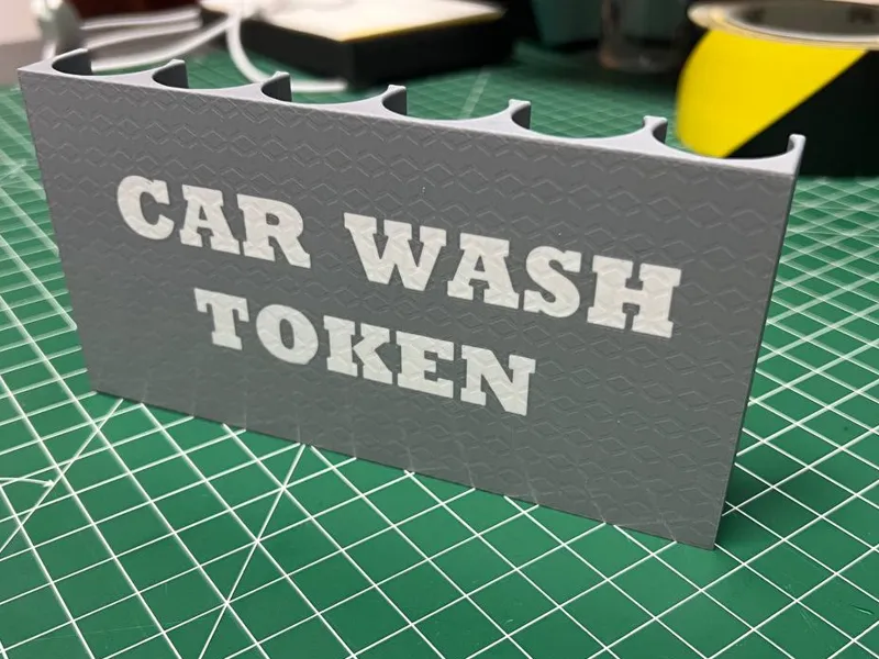 Car Wash Token Holder
