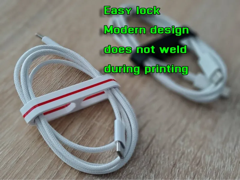 Easy print cable organizer