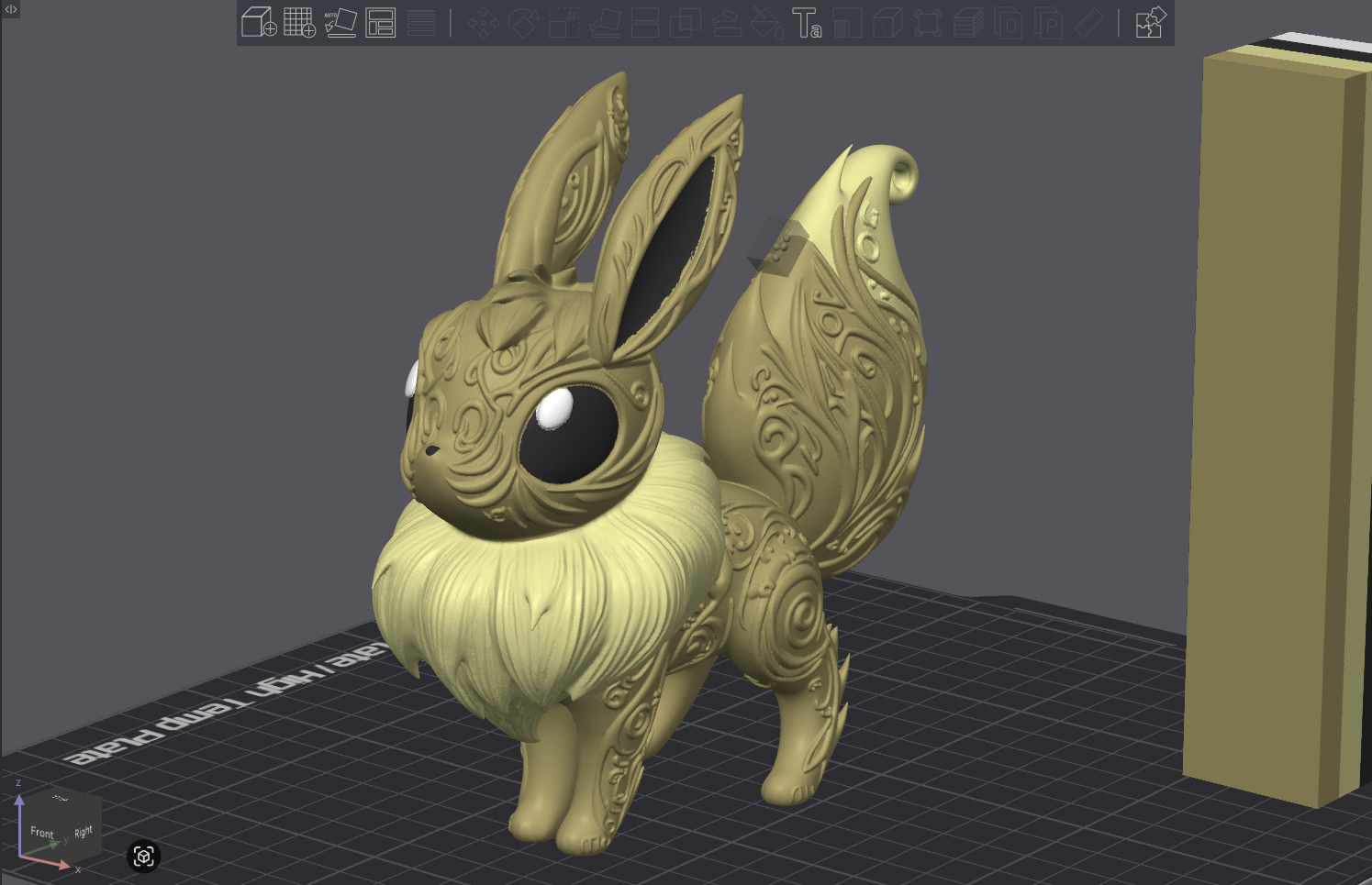 Miniatura 2 do modelo 3D Pokemon - Eevee