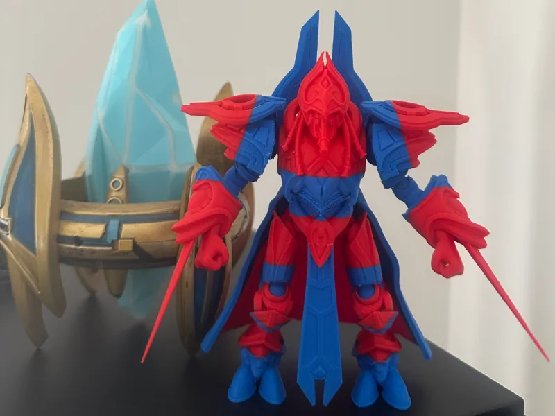 StarCraft II - Articulated 3D Zealot Model 
