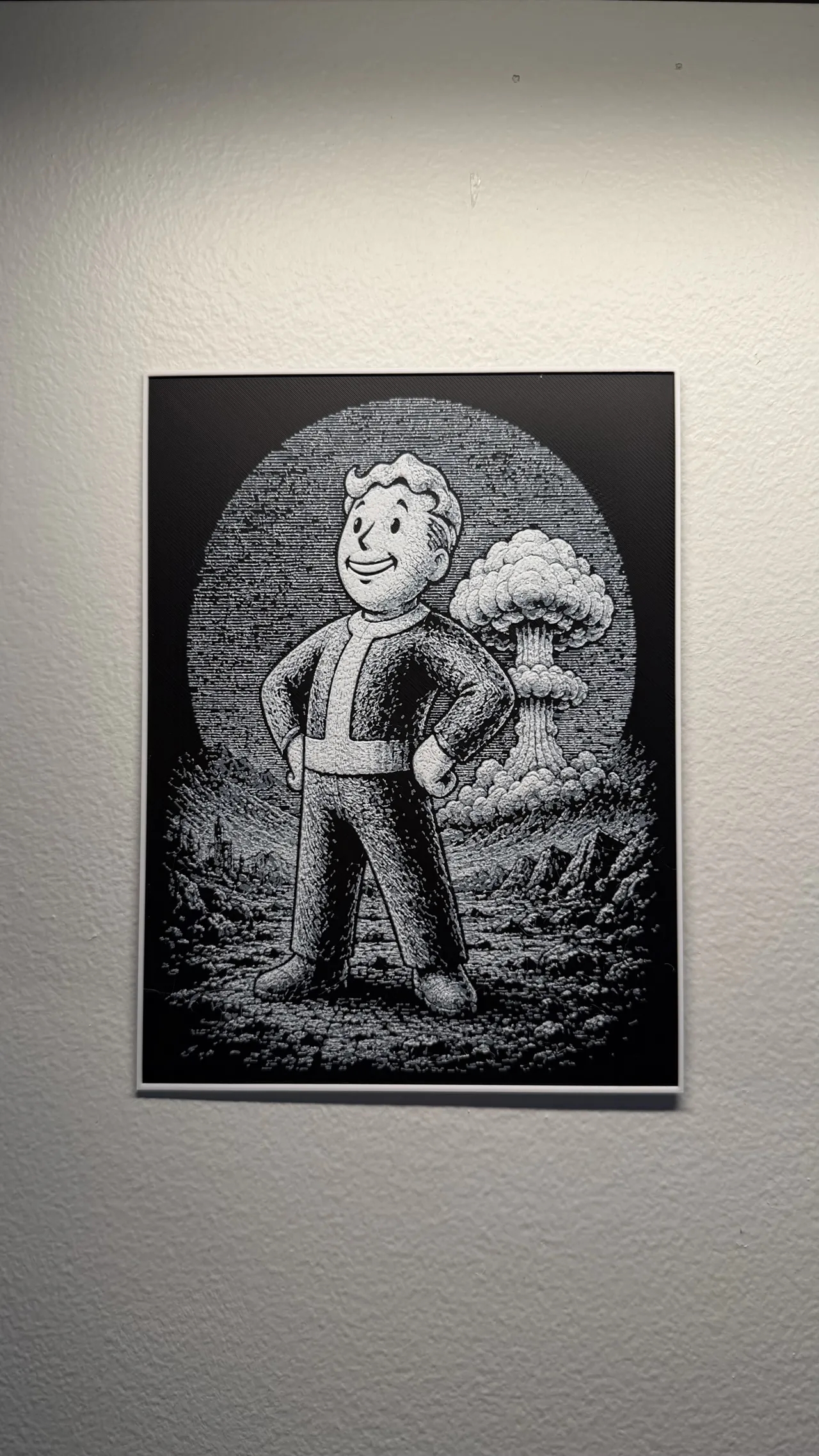 Fallout Vault Boy Explosion HueForge view 4