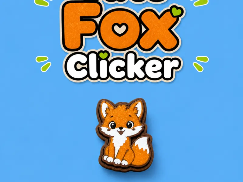 Fox fidget clicker toy
