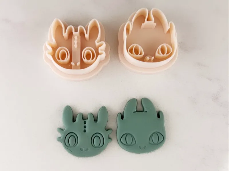 Dragons Polymer Clay Cutter