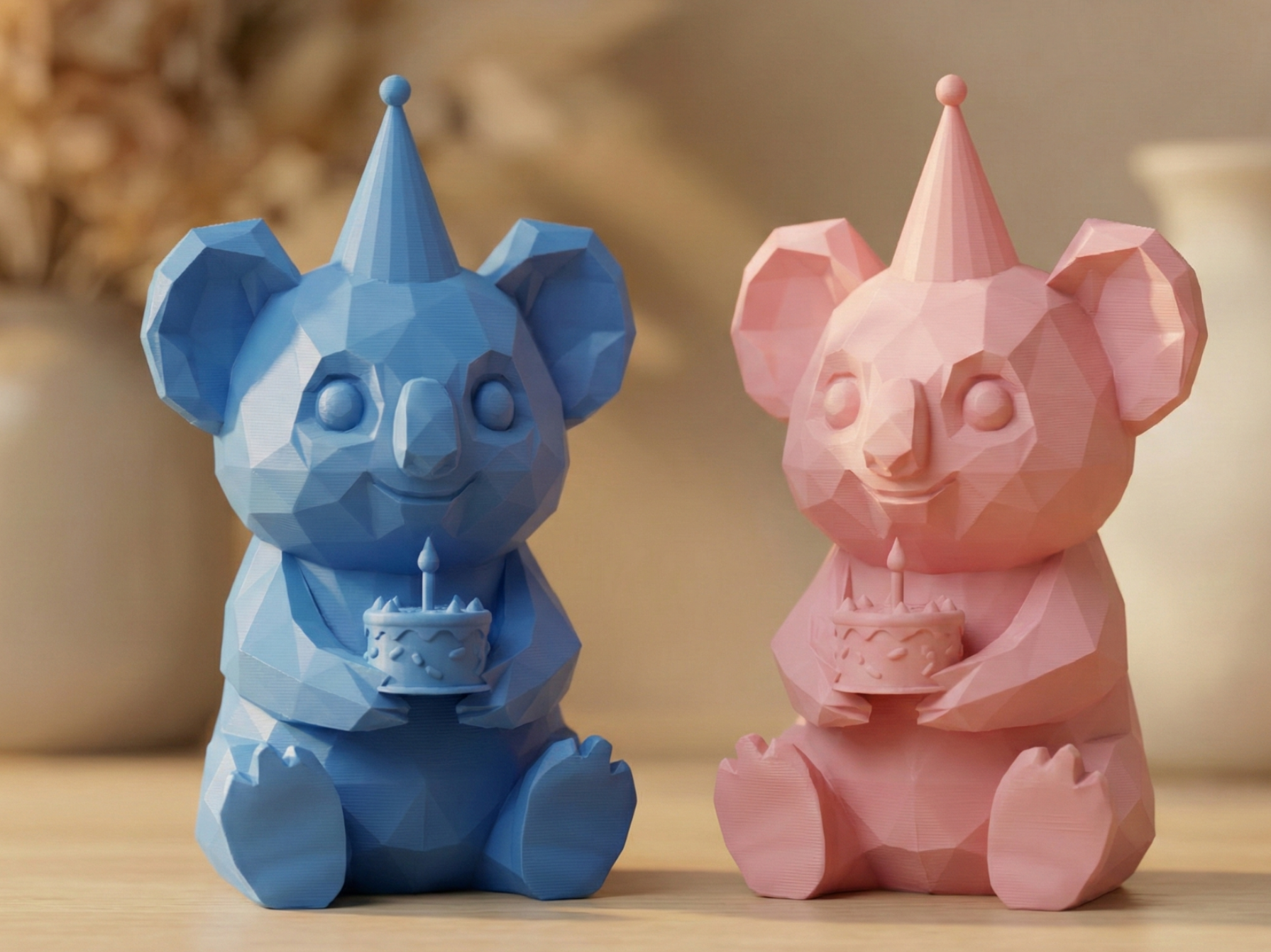 Happy Birthday Koala - Cute Gift Decor