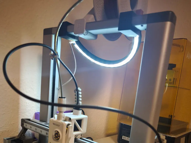 Ringlight for A1 with spoolholder