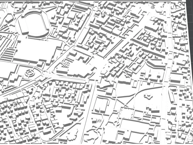 Prishtina - Cityscape 3D Model