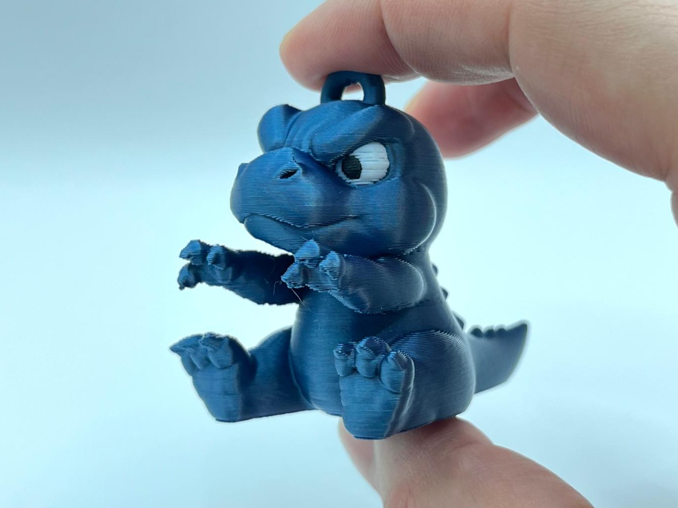 Baby Trex keychain ornament