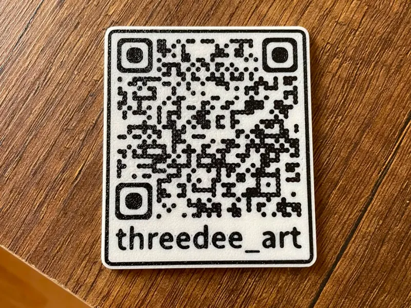 My Instagram QR code sign