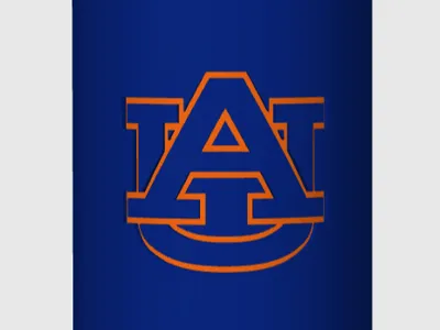 Auburn Slim Can Holder / Koozie- 3hr Print