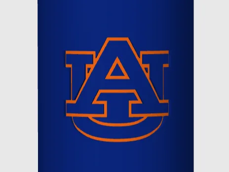 Auburn Slim Can Holder / Koozie- 3hr Print
