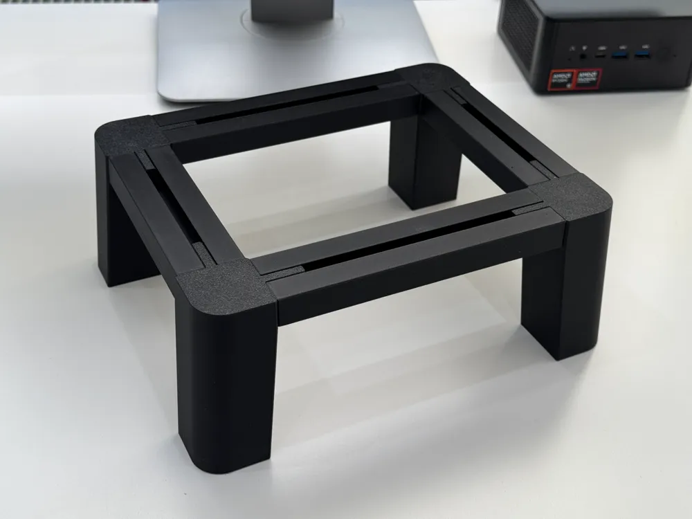Computer Monitor Riser Stl Monitor riser - adaptable to your monitor stand - Free 3D Print Model ...