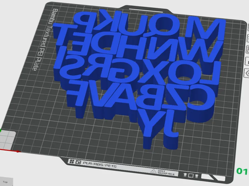 Sign Letters - 40mm Height - 20mm Depth - Calibri 