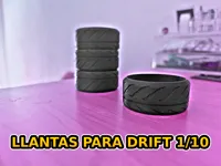 Jantes 1/10 pour voiture RC drift — photo 2