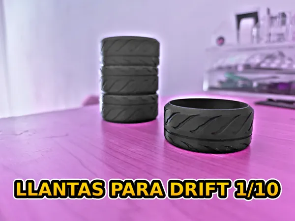 Jantes 1/10 pour voiture RC drift