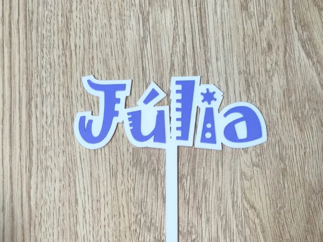 Topper de Cumpleaños “Júlia”
