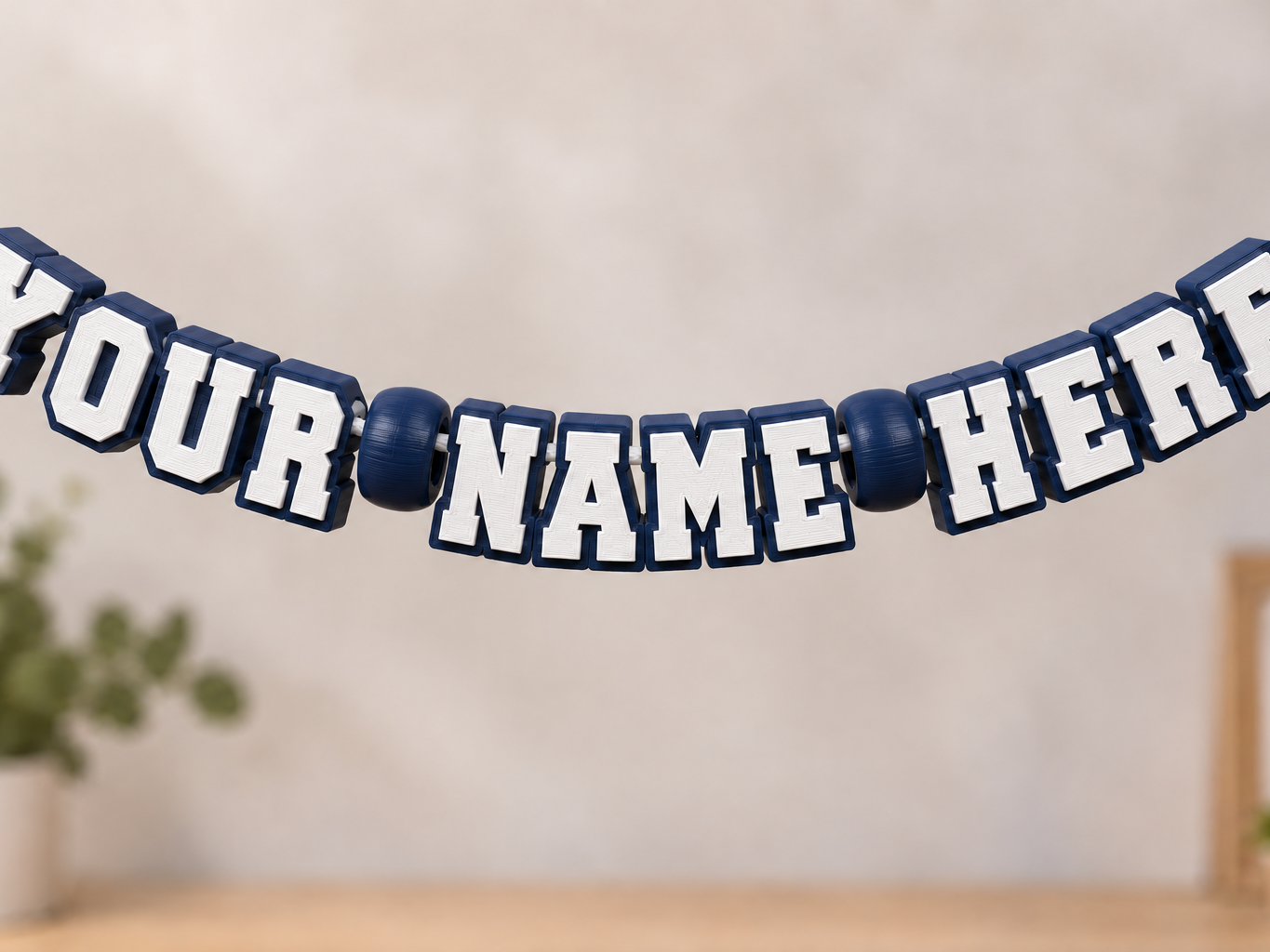 Giant Letter Beads 4.5" - 1