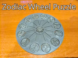Zodiac Wheel Puzzle