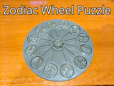 Zodiac Wheel Puzzle