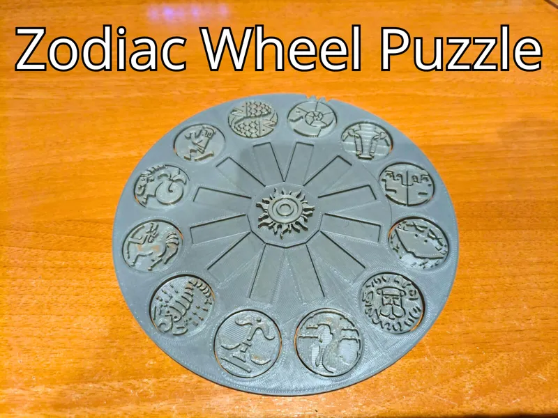 Zodiac Wheel Puzzle
