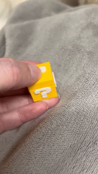 Mario question block clicker fidget