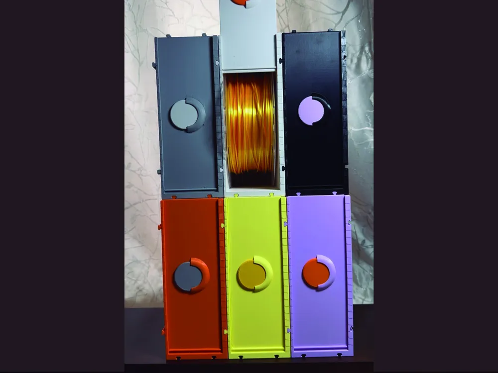 Stackable box for organizing filament spools - Free 3D Print Model ...