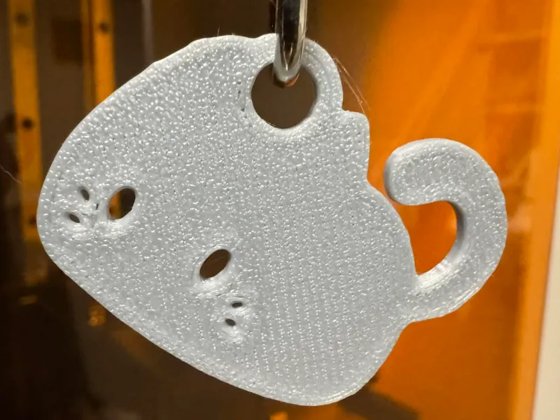 Cat Cute Anime Keychain 