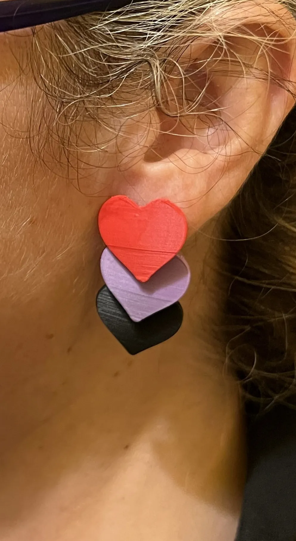 Heart Earrings view 3