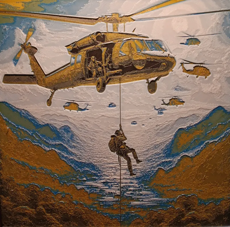HueForge: Special Forces Helicopter