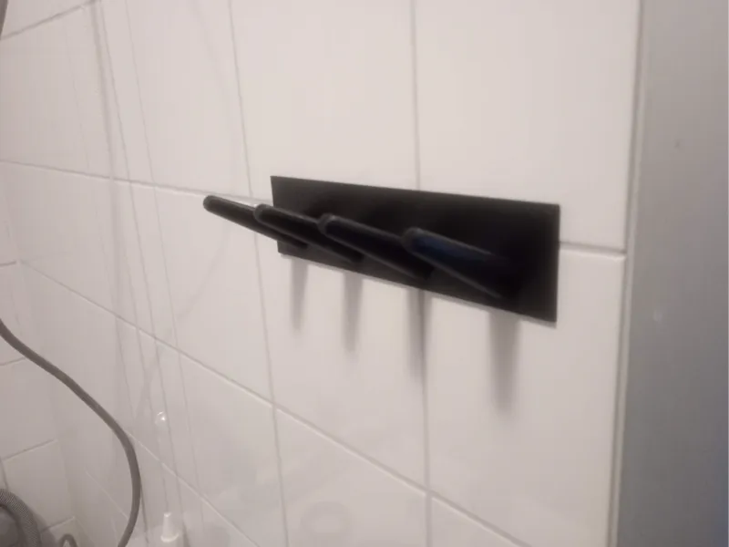 Hair tie holder/organiser