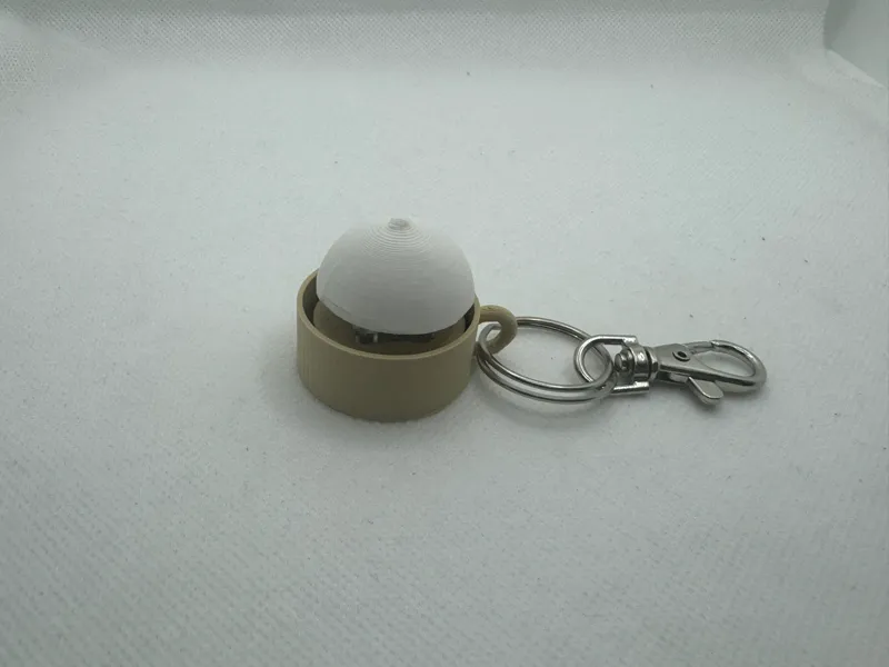 Single Bao Bun Key Switch Clicker + Keychain Option
