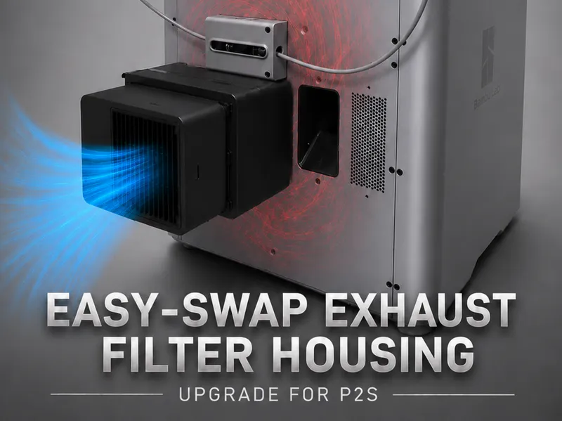 P2S Easy-Swap Exhaust Filter Housing MK1
