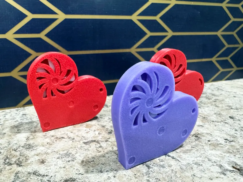 Heart Shaped Turbine Whizzer Whistle 