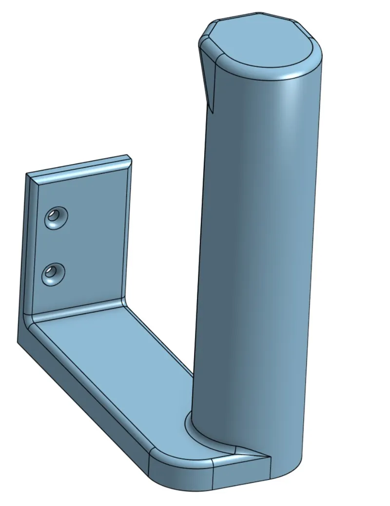 Under-Mount Toilet Paper Holder