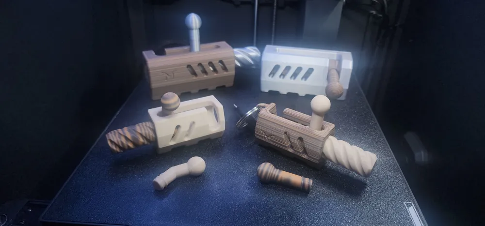 Bolt Action Mini - Keychain Fidget - Free 3D Print Model - MakerWorld