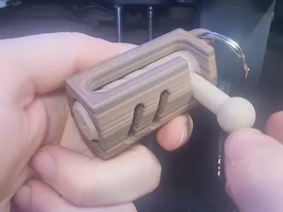 Bolt Action Mini - Keychain Fidget