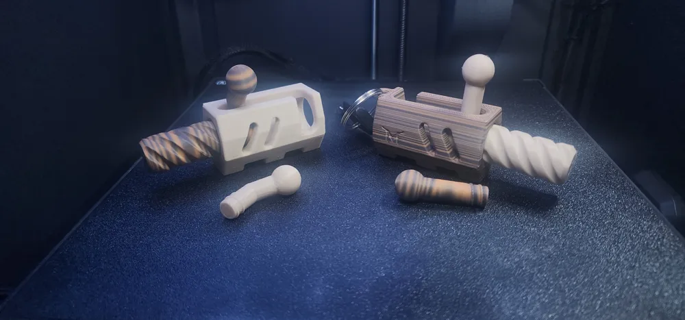 Bolt Action Mini - Keychain Fidget - Free 3D Print Model - MakerWorld