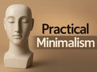 Minimal Marble Face Bust – Modern Decor Statue