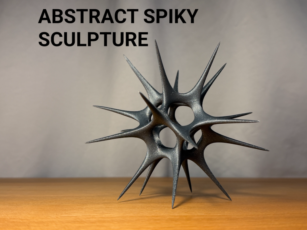 Abstract Spiky Sculpture