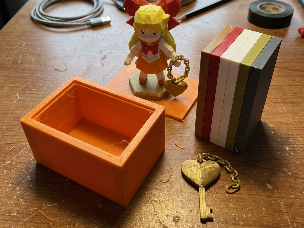 Sailor Venus Storage Box low Poly Stylized