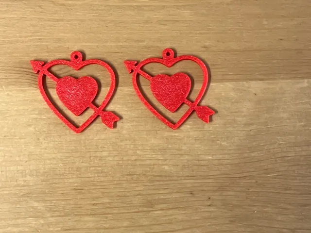 heart earrings