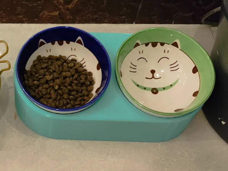猫碗支架/cat bowl stand