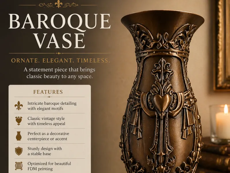 Heart Cross Vase