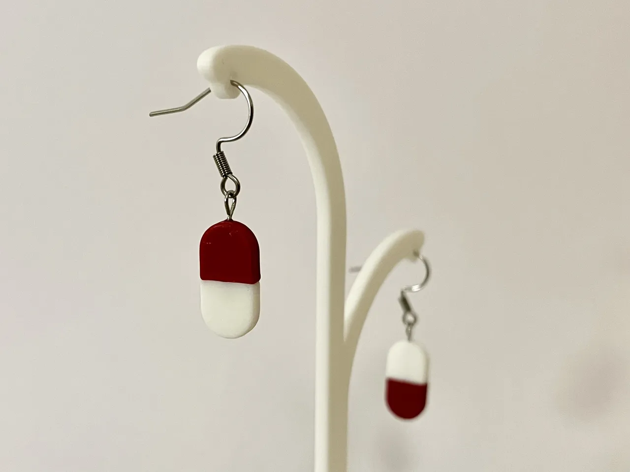 Pharmaceutical Capsules Earrings (Flat) view 2